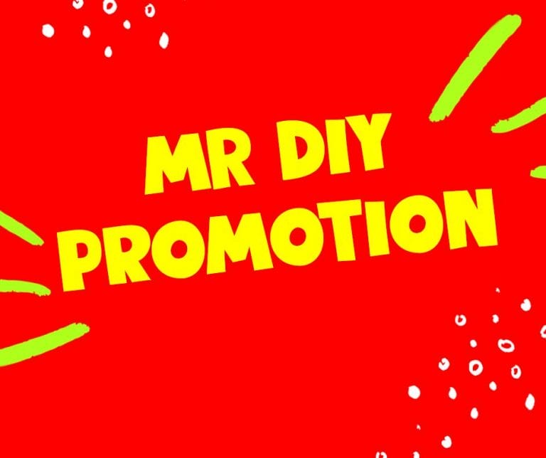 Mr DIY Promotion : 1ST Birthday Bash Catalogue (21 July 2019 – 31 July 2019)
