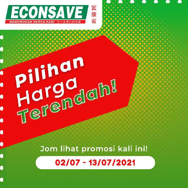 Econsave Lowest Price Promotion (2 July 2021 – 13 July 2021)