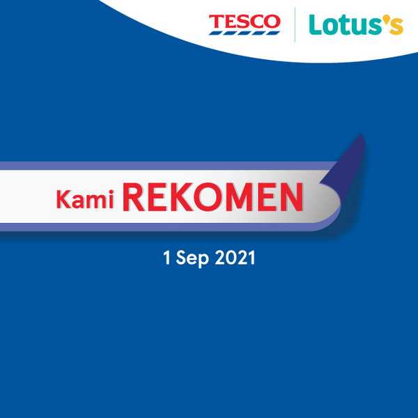 Tesco Kami Rekomen Promotion (1 September 2021)