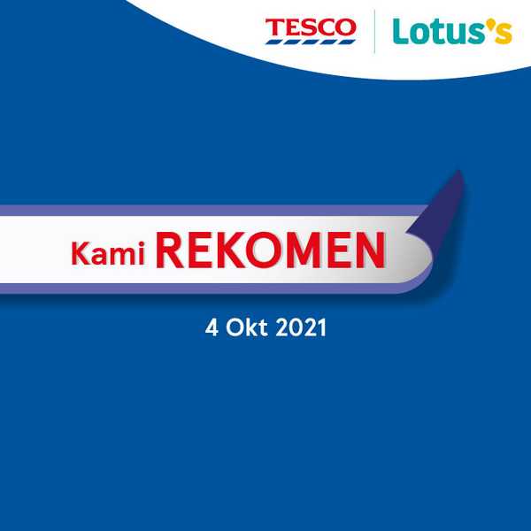 Tesco Kami Rekomen Promotion (4 October 2021)