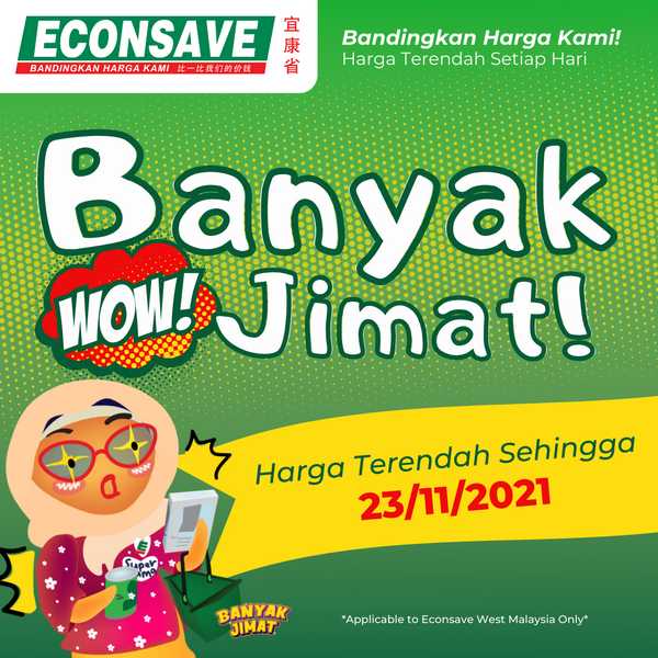 Econsave Banyak Jimat Promotion (23 November 2021)