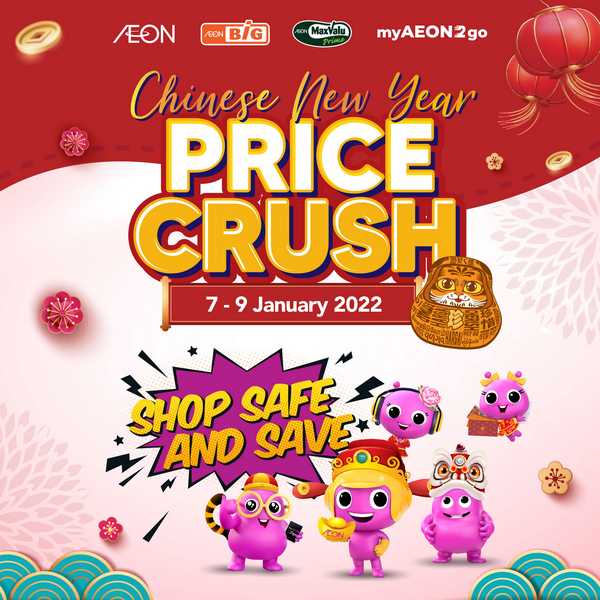 Aeon Big Price Crush Promotion (7 – 9 January 2022)
