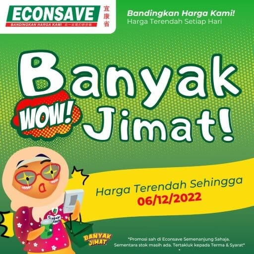 Econsave Banyak Jimat Promotion (Now – 6 December 2022)