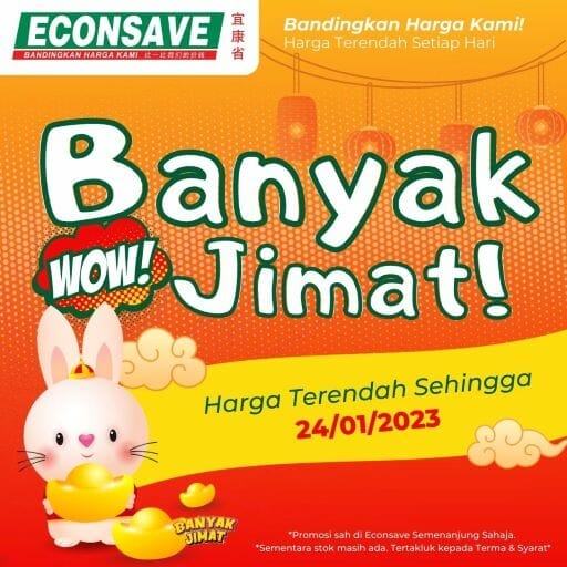 Econsave Banyak Jimat Promotion (Now – 24 January 2023)