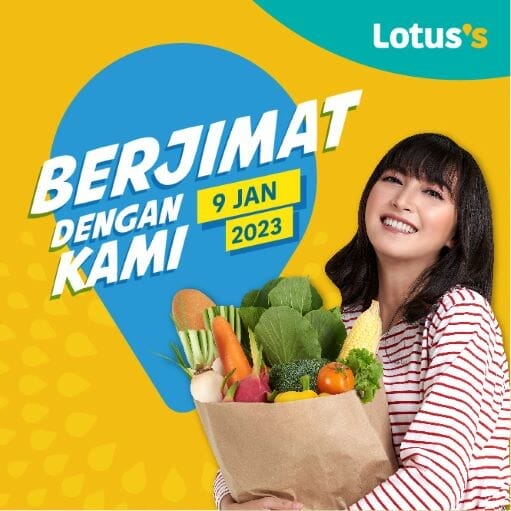Lotus’s /Tesco Berjimat Dengan Kami Promotion (9 January 2023)