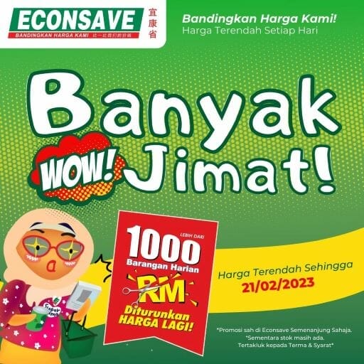 Econsave Banyak Jimat Promotion (Now – 21 February 2023)
