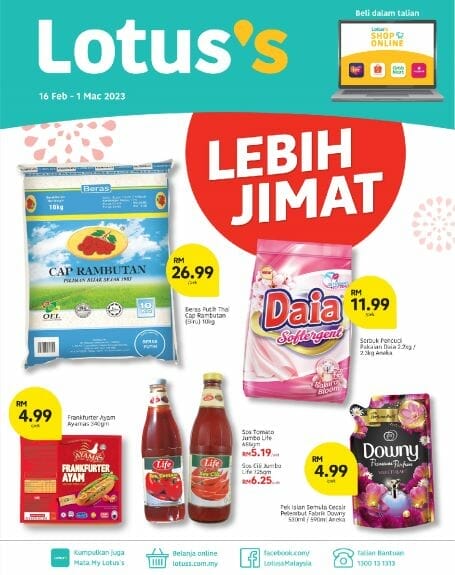 Lotus’s /Tesco Weekly Catalogue (16 February 2023 – 1 March 2023)