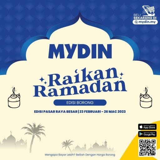 MyDin Raihkan Ramadan Promotion (23 Feb – 26 Mac 2023)