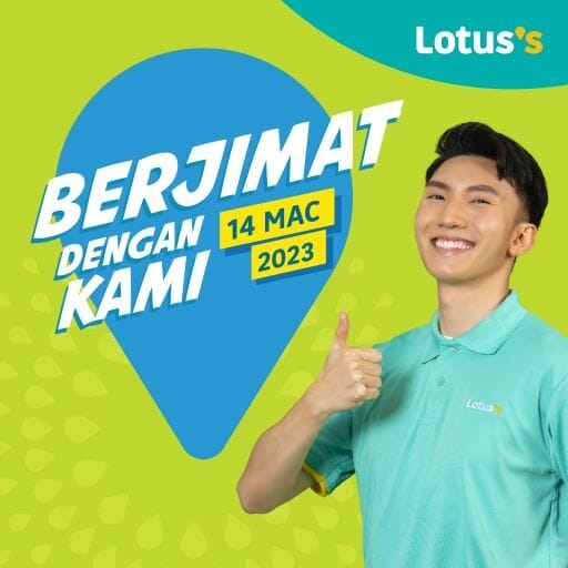 Lotus’s /Tesco Berjimat Dengan Kami Promotion (14 March 2023)