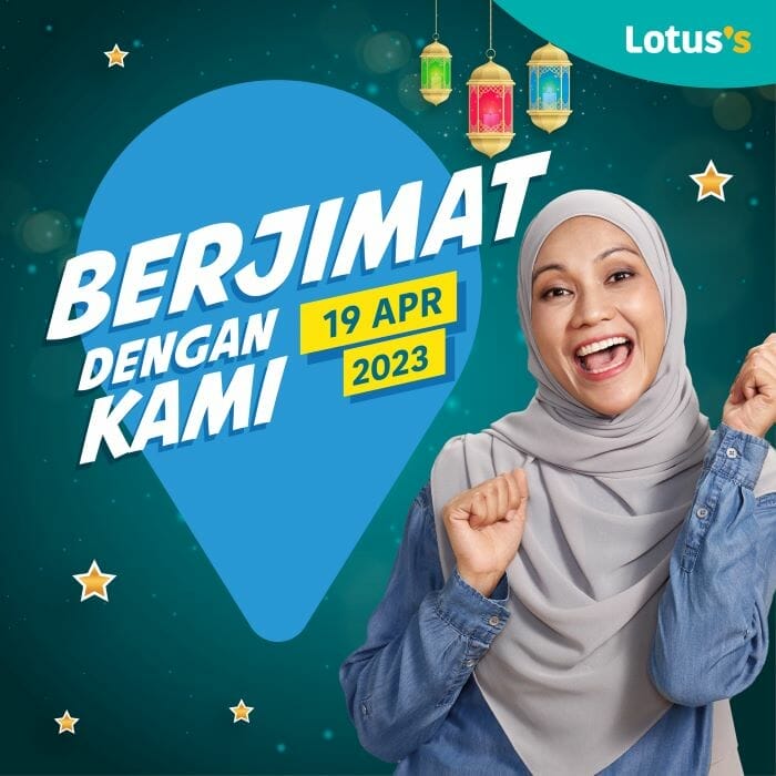 Lotus’s /Tesco Berjimat Dengan Kami Promotion (19 April 2023)
