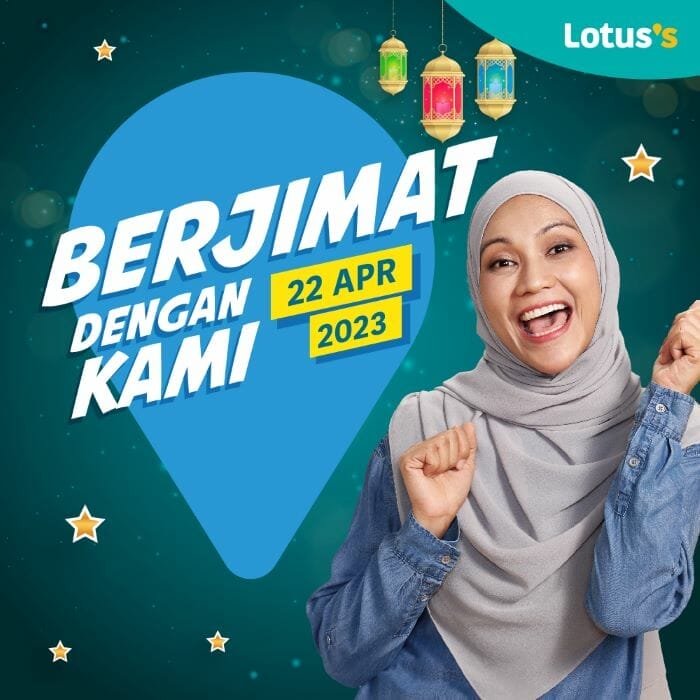 Lotus’s /Tesco Berjimat Dengan Kami Promotion (22 April 2023)