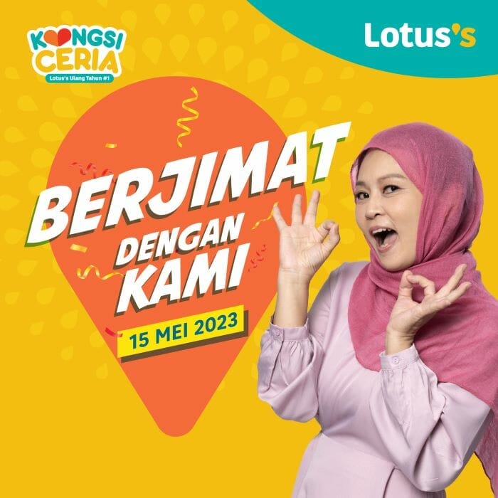 Lotus’s /Tesco Berjimat Dengan Kami Promotion (15 May 2023)