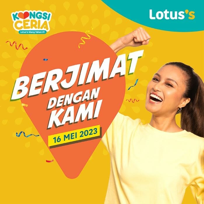 Lotus’s /Tesco Berjimat Dengan Kami Promotion (16 May 2023)