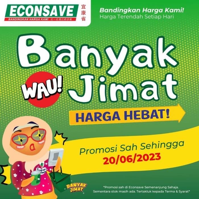Econsave Banyak Jimat Promotion (Now – 20 June 2023)