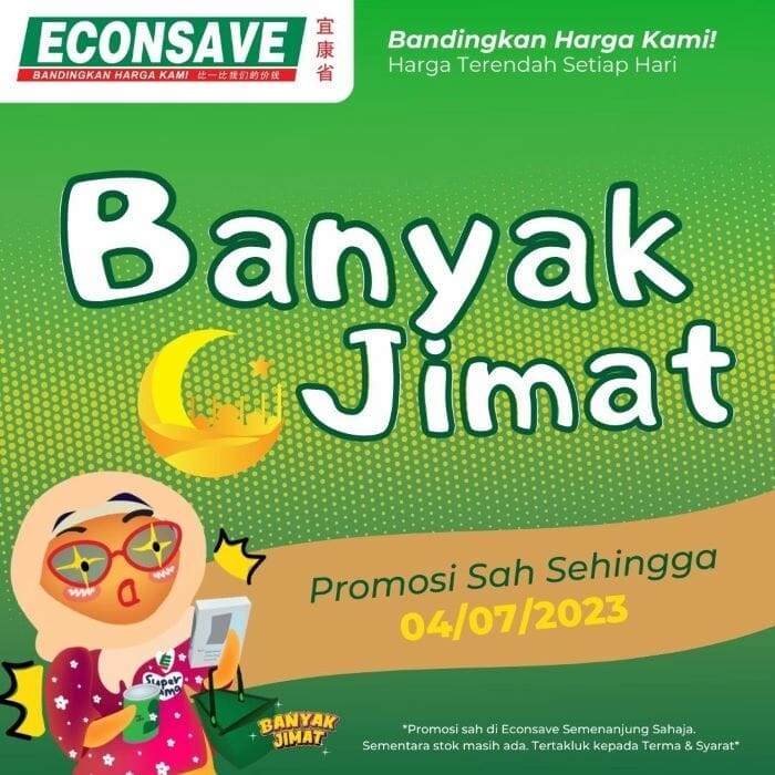 Econsave Banyak Jimat Promotion (Now – 4 July 2023)