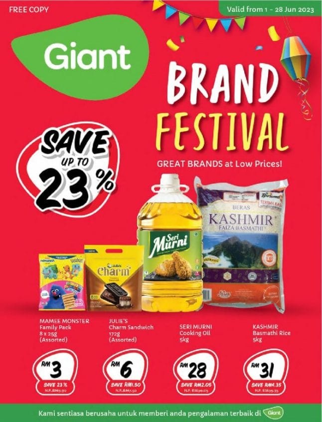 Giant Brand Festival Catalogue (1 June 2023 – 28 June 2023)