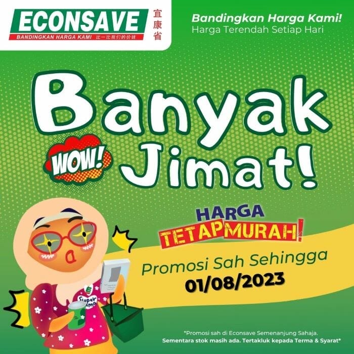 Econsave Banyak Jimat Promotion (Now – 1 August 2023)