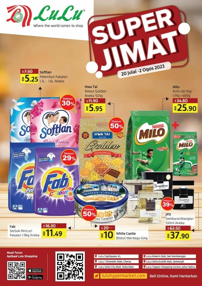 LuLu Hypermarket Super Jimat Promotion (20 July – 2 August 2023)