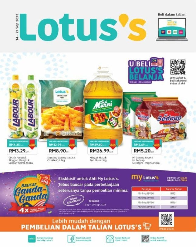 Lotus’s Weekly Catalogue (14 September 2023 – 27 September 2023)