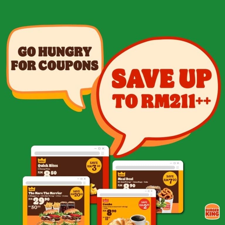 Burger King Malaysia e-Coupons (26 February – 31 March 2024)